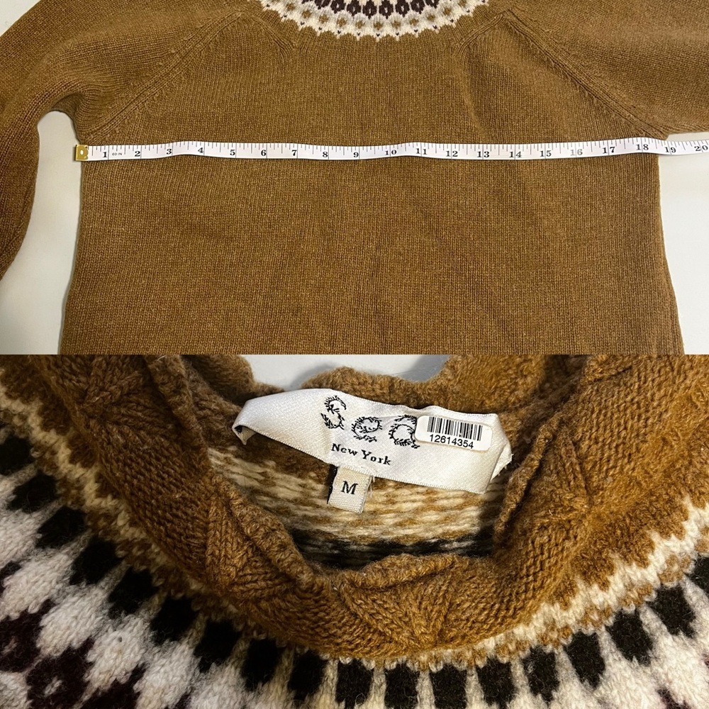 *Final Price* Sea New York Fair Isle Knit Wool Sweater - Picture 11 of 12